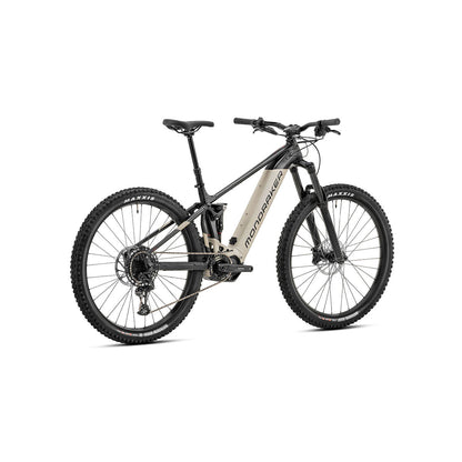 Mondraker DUSK SE Electric Enduro Mountain Bike - Black, Desert Grey, and Orange