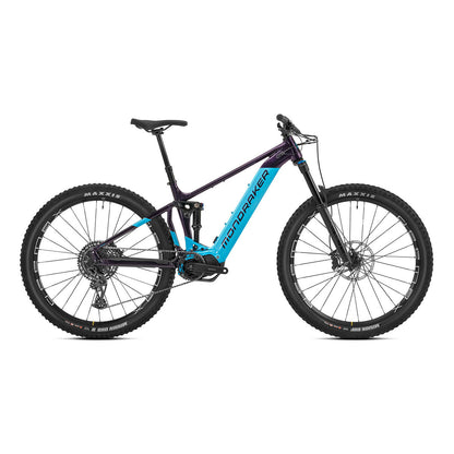 Mondraker DUSK R SE Electric Mountain Bike - Enduro e-MTB in Deep Purple and Light Blue