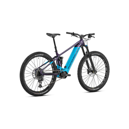 Mondraker DUSK R SE Electric Mountain Bike - Enduro e-MTB in Deep Purple and Light Blue