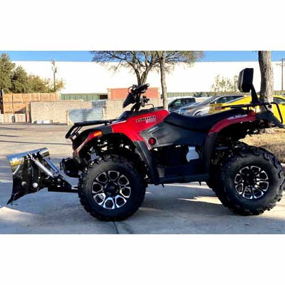 MSA 300cc 4x4 ATV With Snow Plow UTV - Utility Style Vehicle Four Wheel Drive - Red