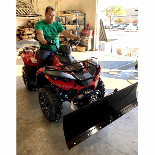MSA 300cc 4x4 ATV With Snow Plow UTV - Utility Style Vehicle Four Wheel Drive - Red