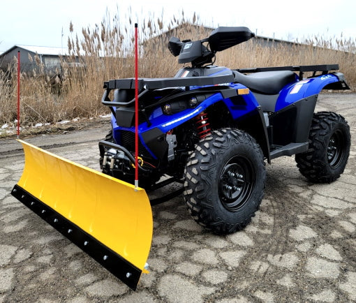 MSA 400 ATV 400cc With Snow Plow 4 x 4 Hi/Low Gears - MSA 400 WITH PLOW - BLUE