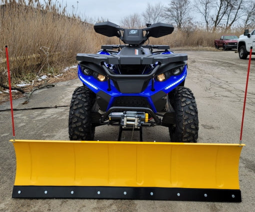 MSA 400 ATV 400cc With Snow Plow 4 x 4 Hi/Low Gears - MSA 400 WITH PLOW - BLUE