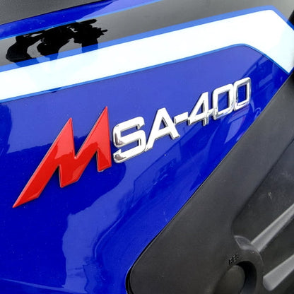 MSA 400 ATV 400cc With Snow Plow 4 x 4 Hi/Low Gears - MSA 400 WITH PLOW - BLUE