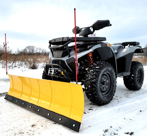 MSA 400 ATV 400cc With Snow Plow 4 x 4 Hi/Low Gears - MSA 400 WITH PLOW - GREY