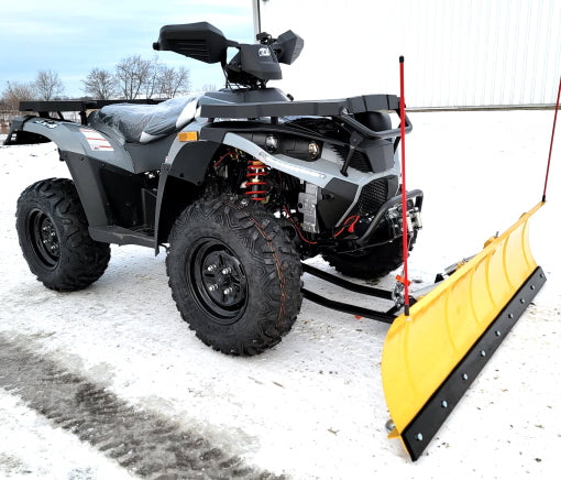 MSA 400 ATV 400cc With Snow Plow 4 x 4 Hi/Low Gears - MSA 400 WITH PLOW - GREY