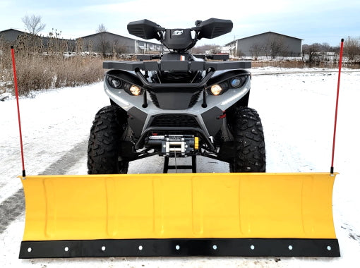 MSA 400 ATV 400cc With Snow Plow 4 x 4 Hi/Low Gears - MSA 400 WITH PLOW - GREY