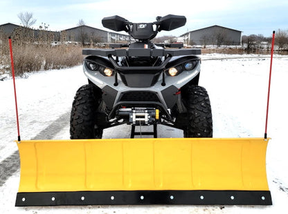 MSA 400 ATV 400cc With Snow Plow 4 x 4 Hi/Low Gears - MSA 400 WITH PLOW - GREY
