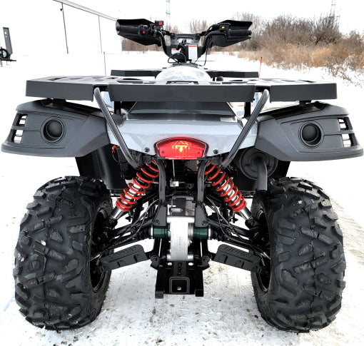 MSA 400 ATV 400cc With Snow Plow 4 x 4 Hi/Low Gears - MSA 400 WITH PLOW - GREY