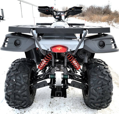 MSA 400 ATV 400cc With Snow Plow 4 x 4 Hi/Low Gears - MSA 400 WITH PLOW - GREY