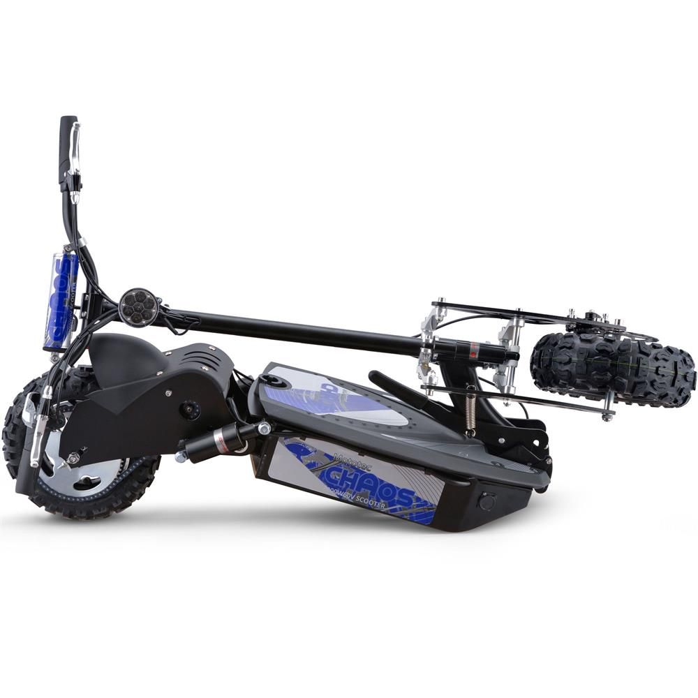 MotoTec | Chaos 2000w 60v Lithium Electric Scooter Black