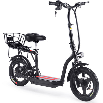 MotoTec | Cruiser 48v 350w Lithium Electric Scooter Black