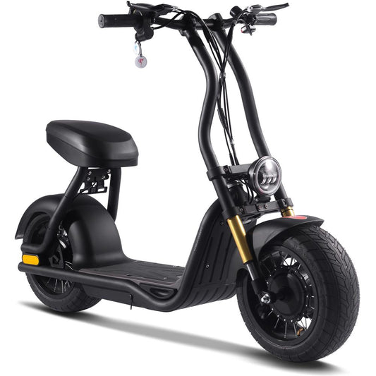 MotoTec Diablo 48v 1000w Lithium Electric Scooter - Black Edition