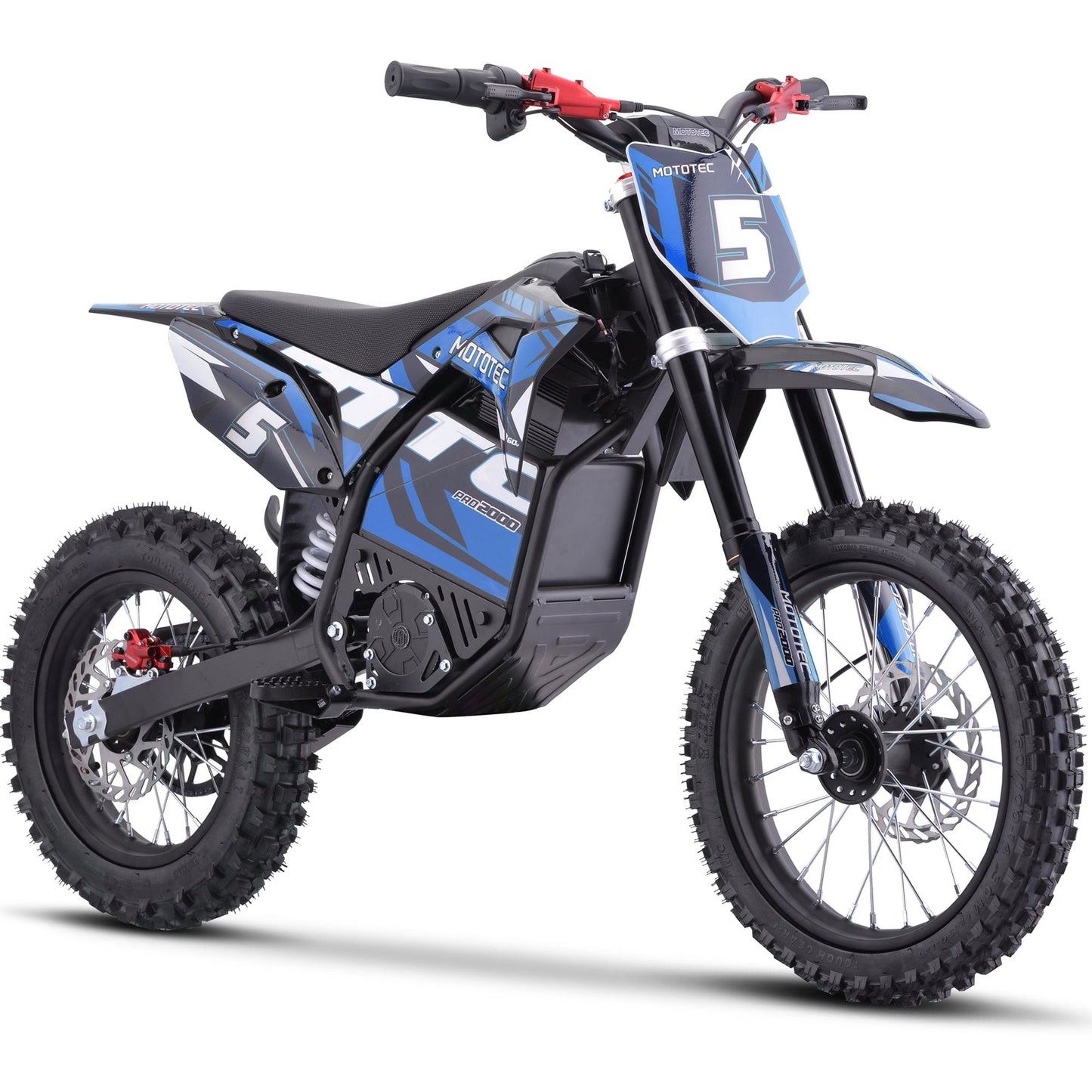 MotoTec | 60v Pro Electric Dirt Bike 2000w Lithium | Recreational Off-Road Use Only