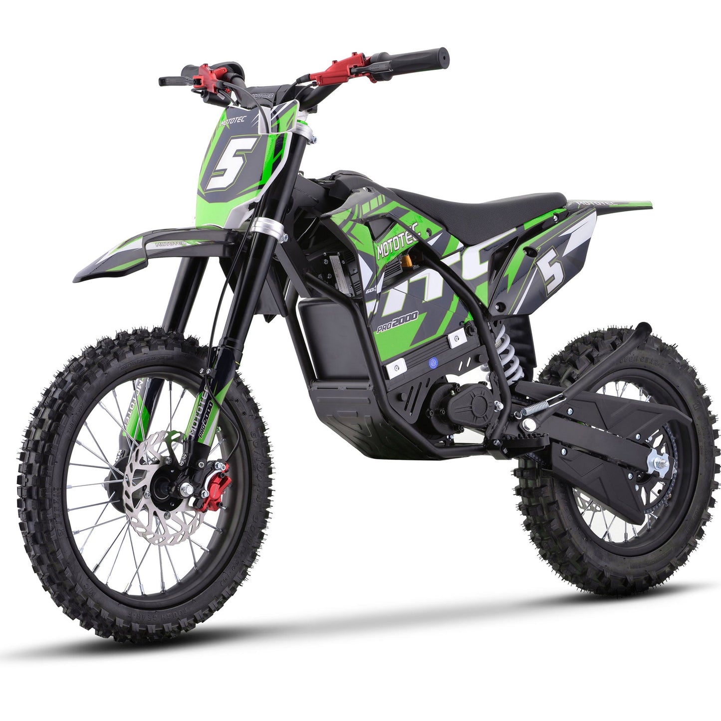 MotoTec | 60v Pro Electric Dirt Bike 2000w Lithium | Recreational Off-Road Use Only