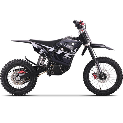 MotoTec 60V Pro Electric Dirt Bike 2000w Lithium, 15.6Ah, brushless, front and rear suspension and hydraulic brakes - 100 % Financing Available!