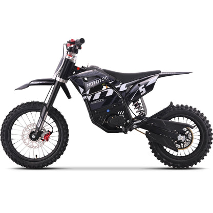 MotoTec 60V Pro Electric Dirt Bike 2000w Lithium, 15.6Ah, brushless, front and rear suspension and hydraulic brakes - 100 % Financing Available!