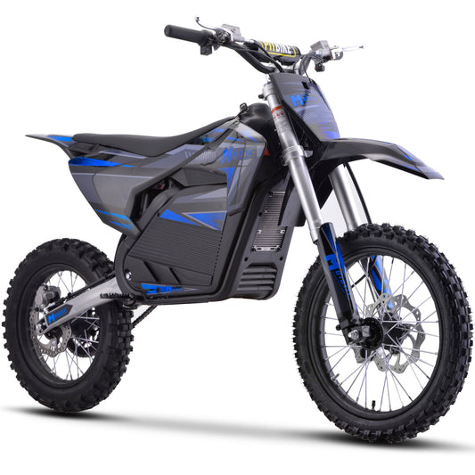 MotoTec | 72v Pro Electric Dirt Bike 5000w Lithium Blue
