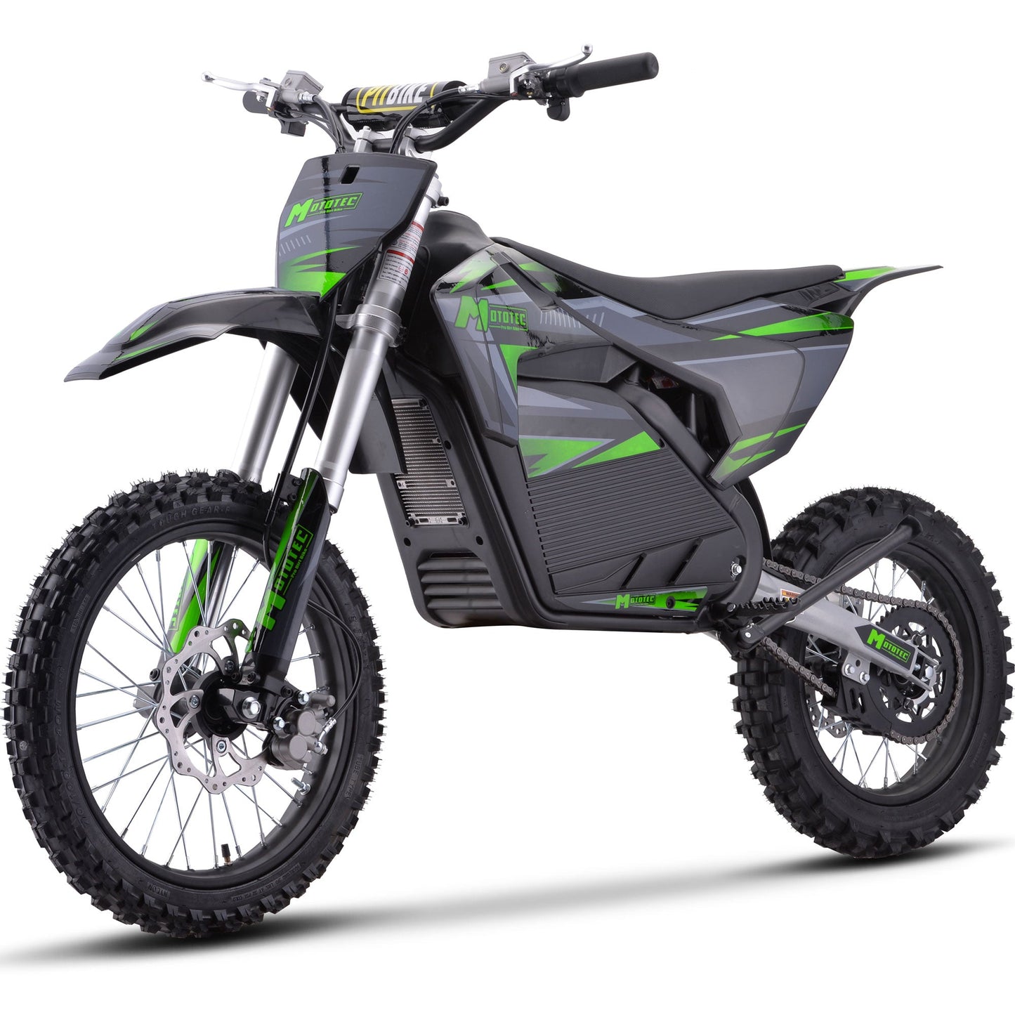 MotoTec | 72v Pro Electric Dirt Bike 5000w Lithium Grey