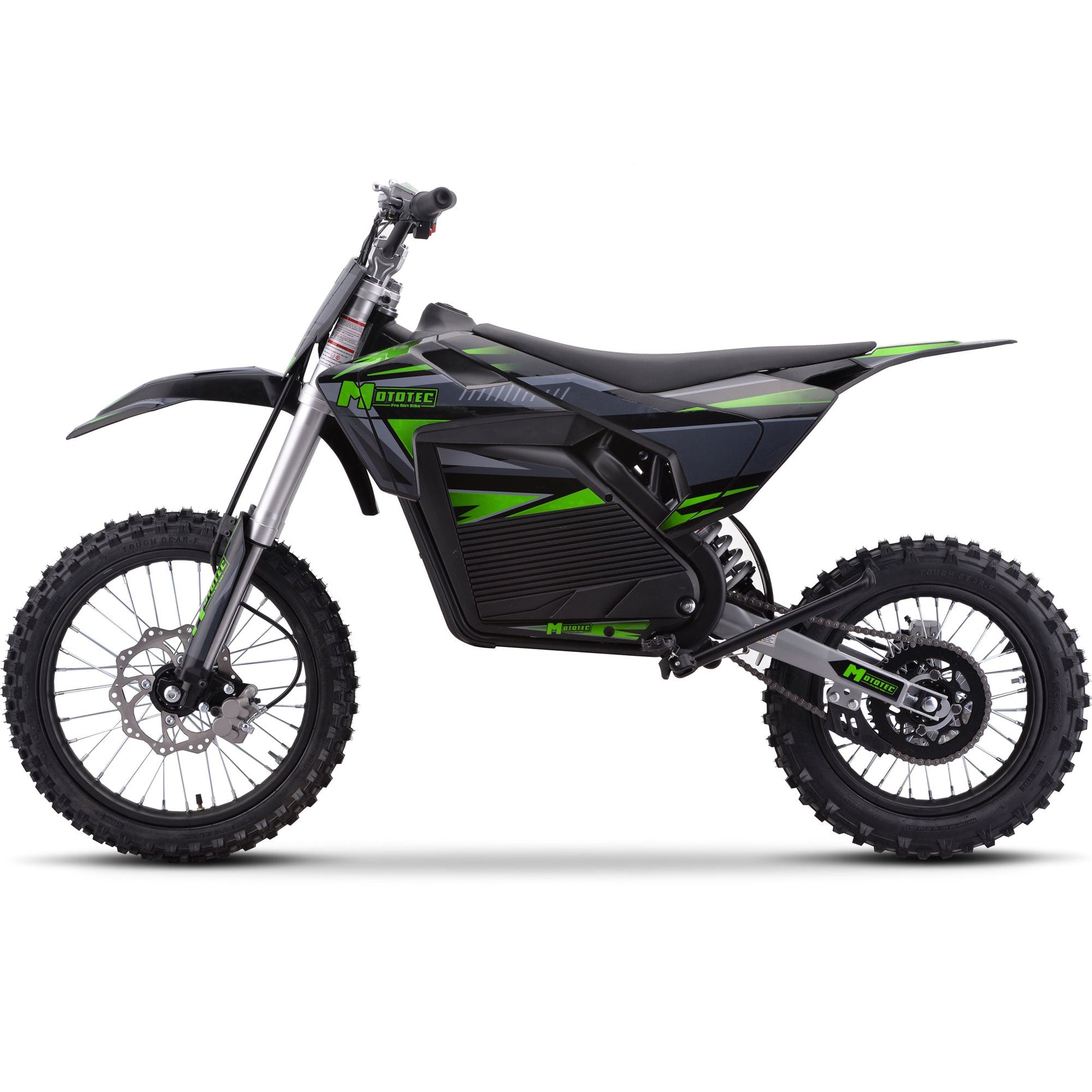 MotoTec | 72v Pro Electric Dirt Bike 5000w Lithium Grey