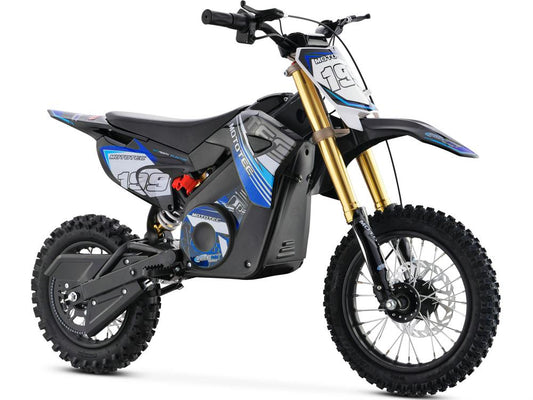 MotoTec | 36v Pro Electric Dirt Bike 1200w Lithium Blue