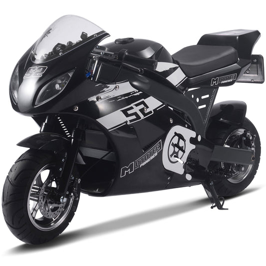MotoTec | 1000w 48v Electric Superbike Black