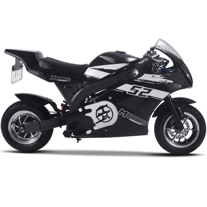 MotoTec | 1000w 48v Electric Superbike Black