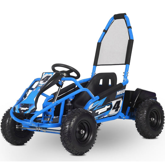 MotoTec 48V 1000W Off-Road Electric Go-Kart for Kids
