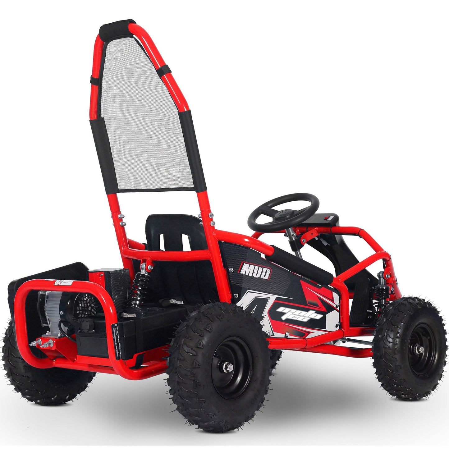 MotoTec | Mud Monster Kids Electric 48v 1000w Go Kart Full Suspension