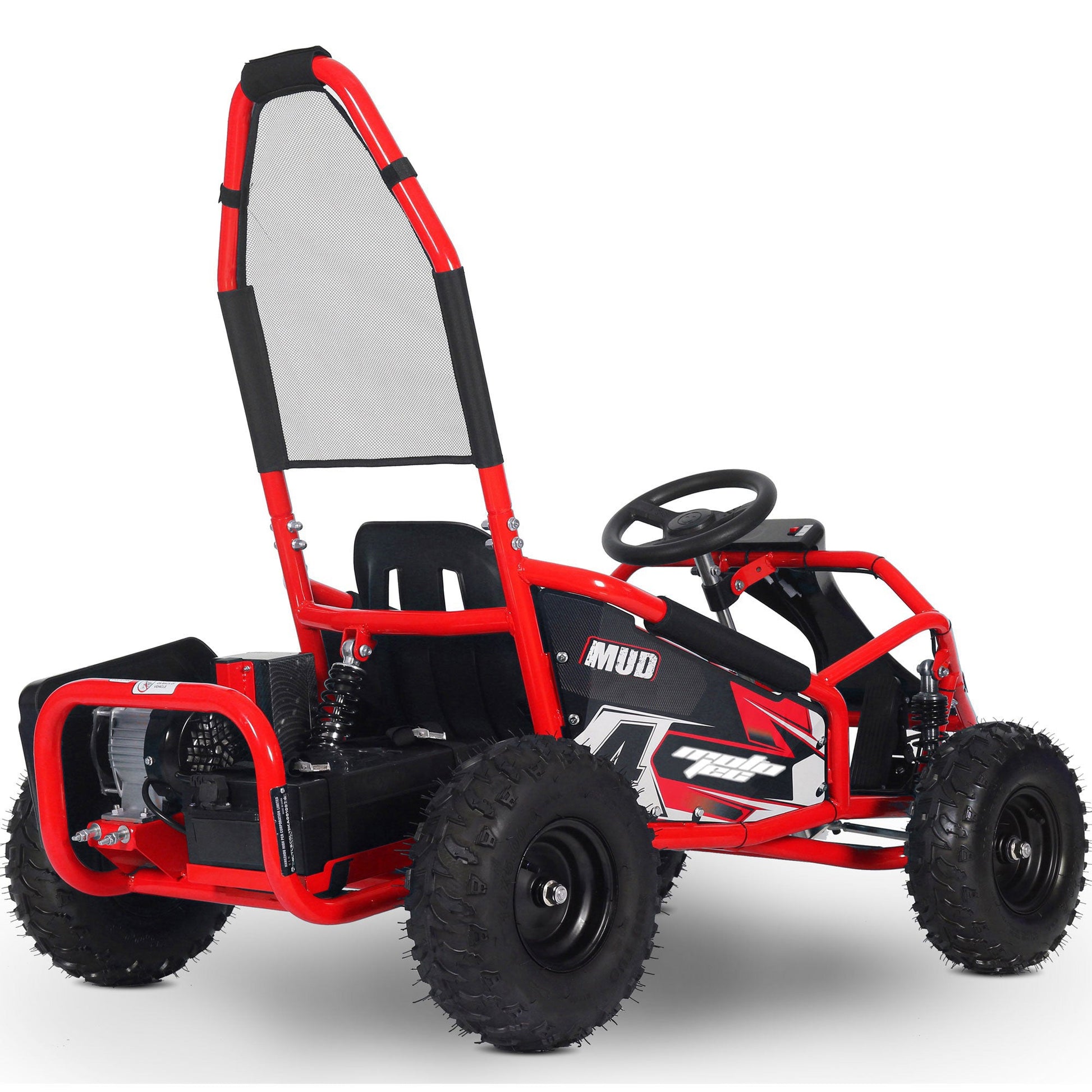 MotoTec | Mud Monster Kids Electric 48v 1000w Go Kart Full Suspension