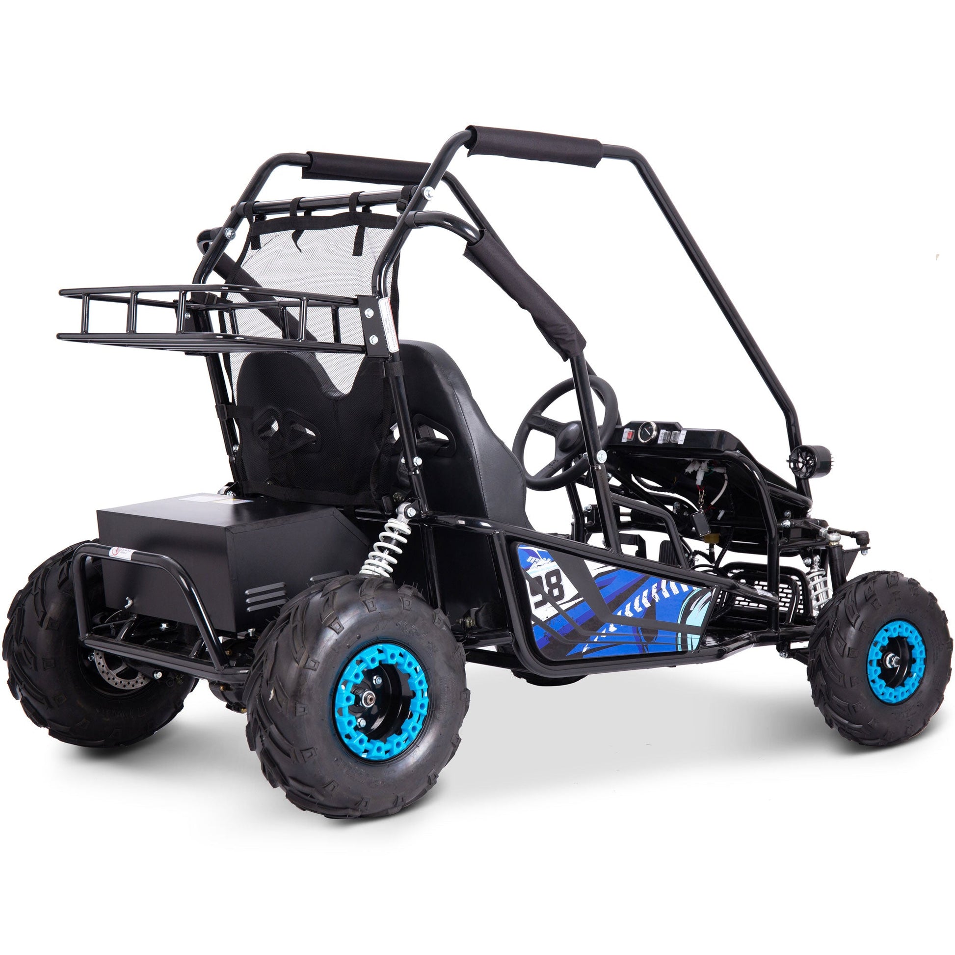 MotoTec | Mud Monster XL 60v 2000w Electric Go Kart Full Suspension