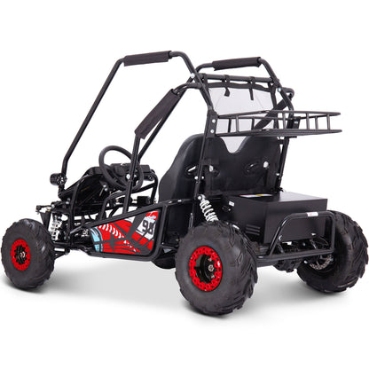 MotoTec | Mud Monster XL 60v 2000w Electric Go Kart Full Suspension Red