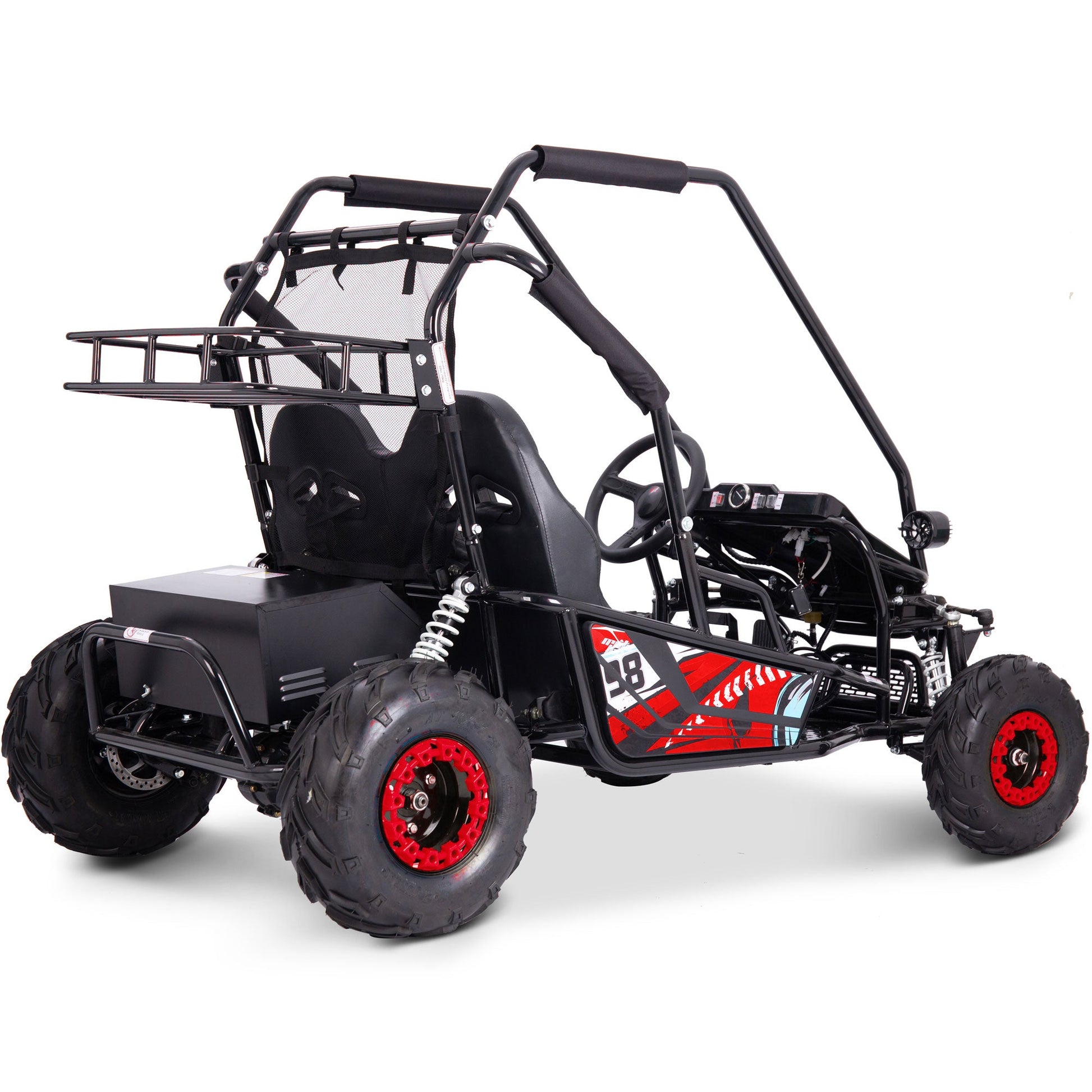 MotoTec | Mud Monster XL 60v 2000w Electric Go Kart Full Suspension