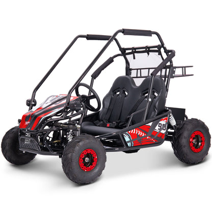 MotoTec | Mud Monster XL 60v 2000w Electric Go Kart Full Suspension Red