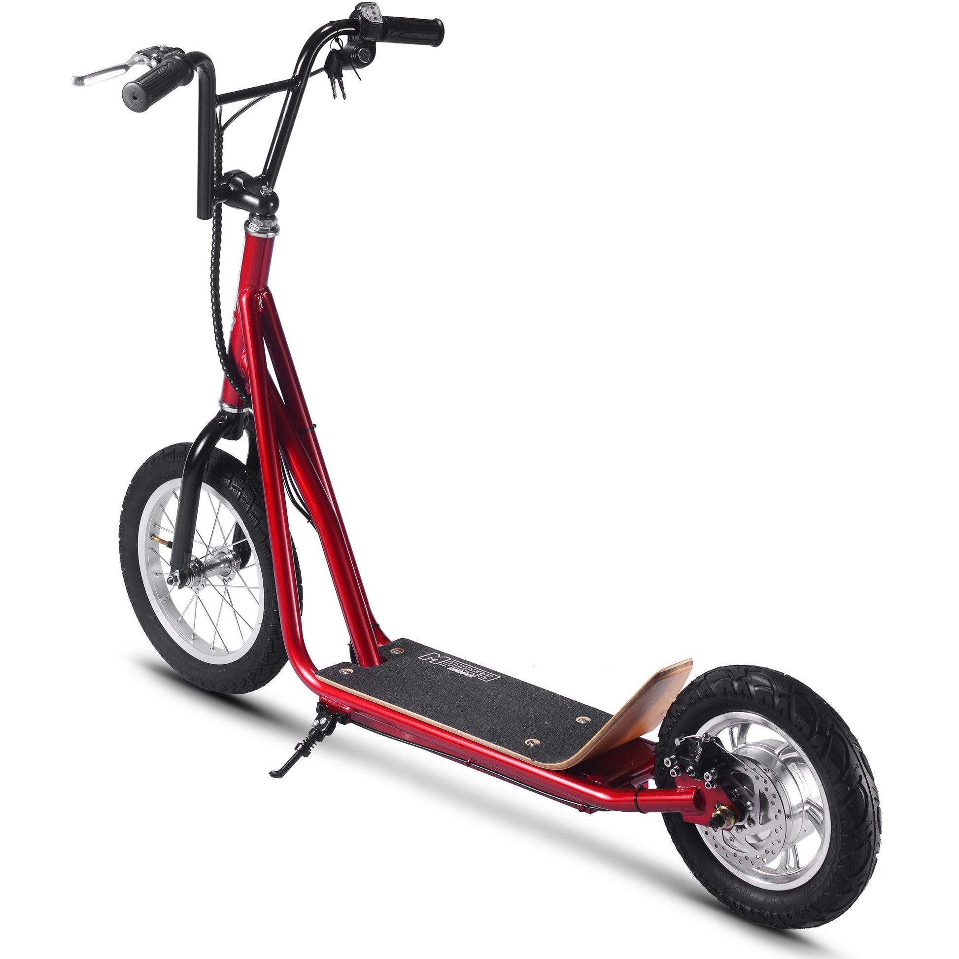 MotoTec | Groove 36v 350w Big Wheel Lithium Electric Scooter Red