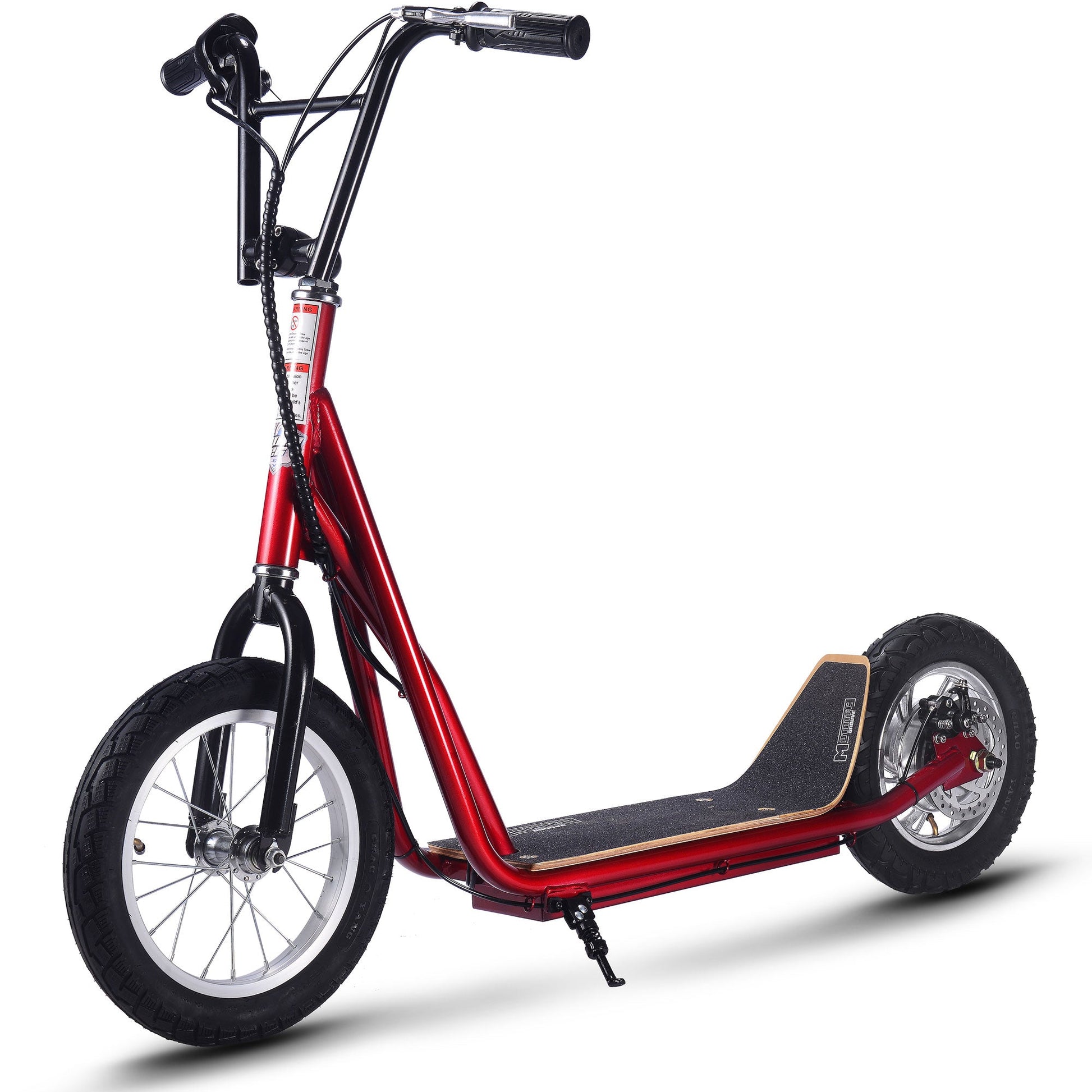 MotoTec | Groove 36v 350w Big Wheel Lithium Electric Scooter Red