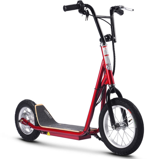 MotoTec | Groove 36v 350w Big Wheel Lithium Electric Scooter Red