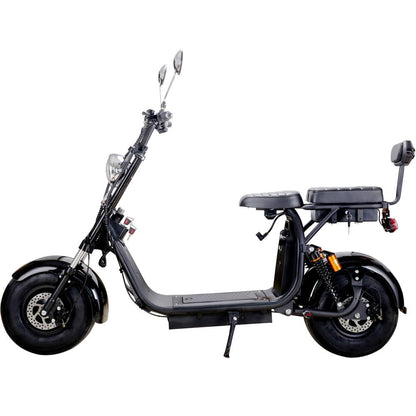 MotoTec | Knockout 60v 2000w Lithium Electric Scooter Black