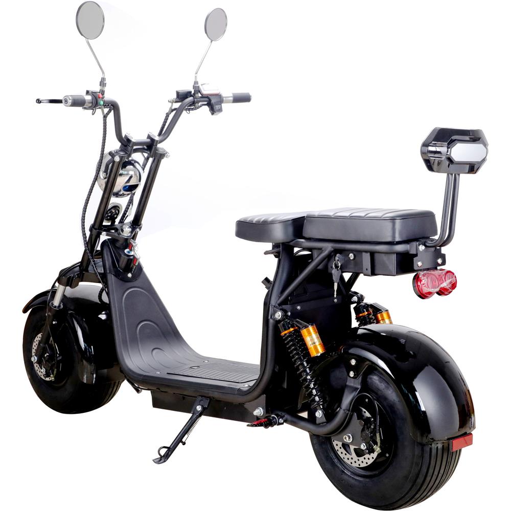 MotoTec | Knockout 60v 2000w Lithium Electric Scooter Black