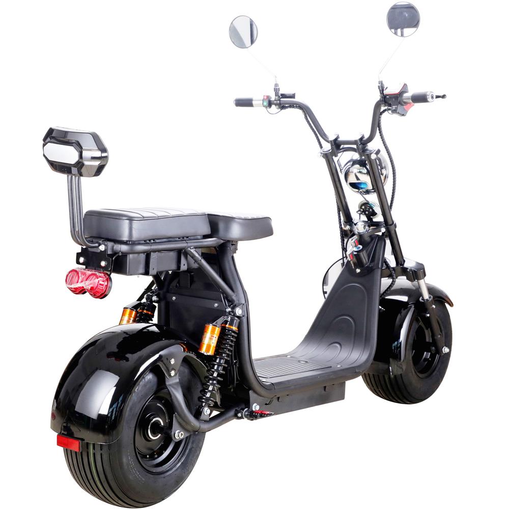 MotoTec | Knockout 60v 2000w Lithium Electric Scooter Black