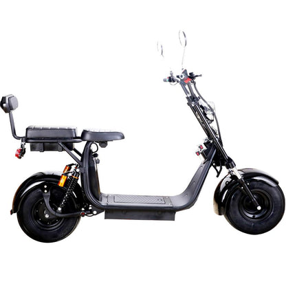 MotoTec | Knockout 60v 2000w Lithium Electric Scooter Black