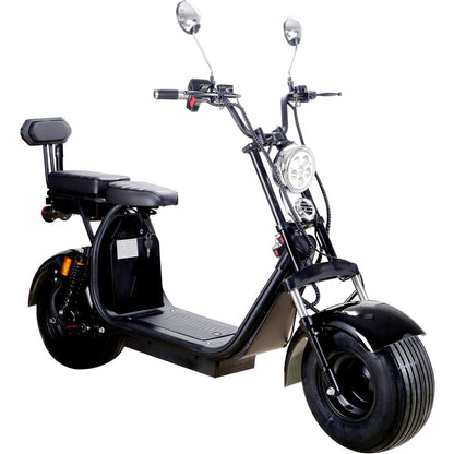 MotoTec | Knockout 60v 2000w Lithium Electric Scooter Black