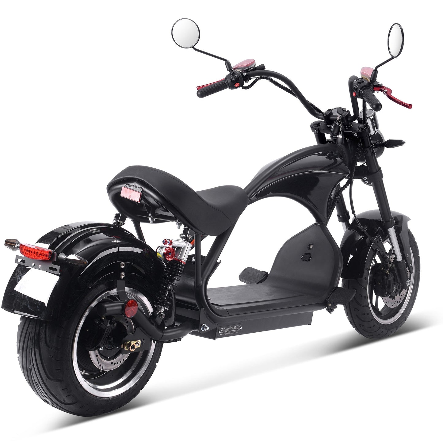 MotoTec | Lowboy 60v 2500w Lithium Scooter Black