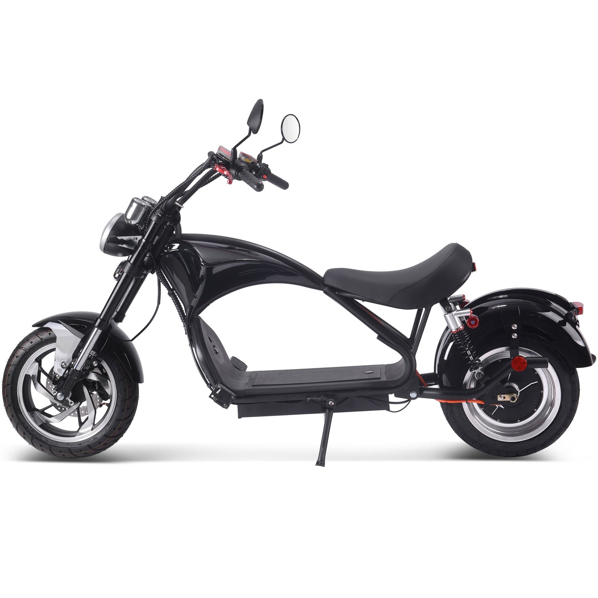 MotoTec | Lowboy 60v 2500w Lithium Scooter Black