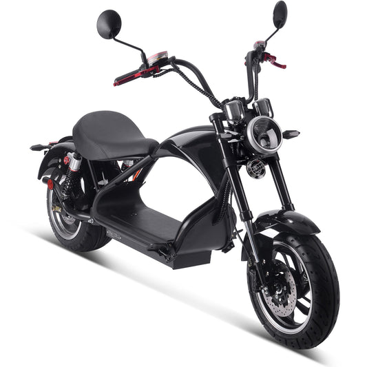 MotoTec | Lowboy 60v 2500w Lithium Scooter Black