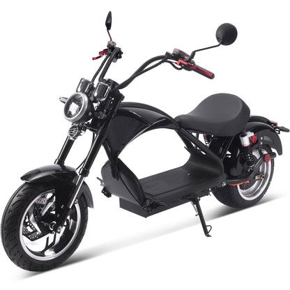 MotoTec | Lowboy 60v 2500w Lithium Scooter Black