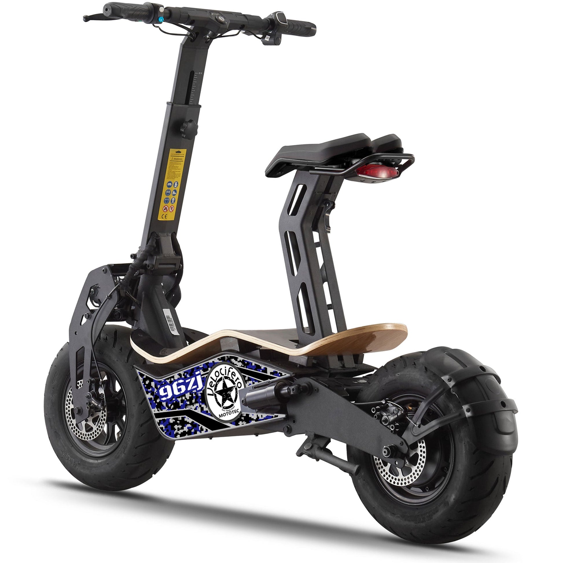 MotoTec | Mad 1600w 48v Electric Scooter