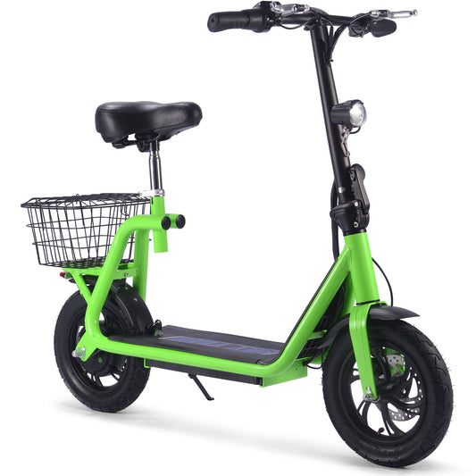 MotoTec | Metro 36v 500w Lithium Electric Scooter Green
