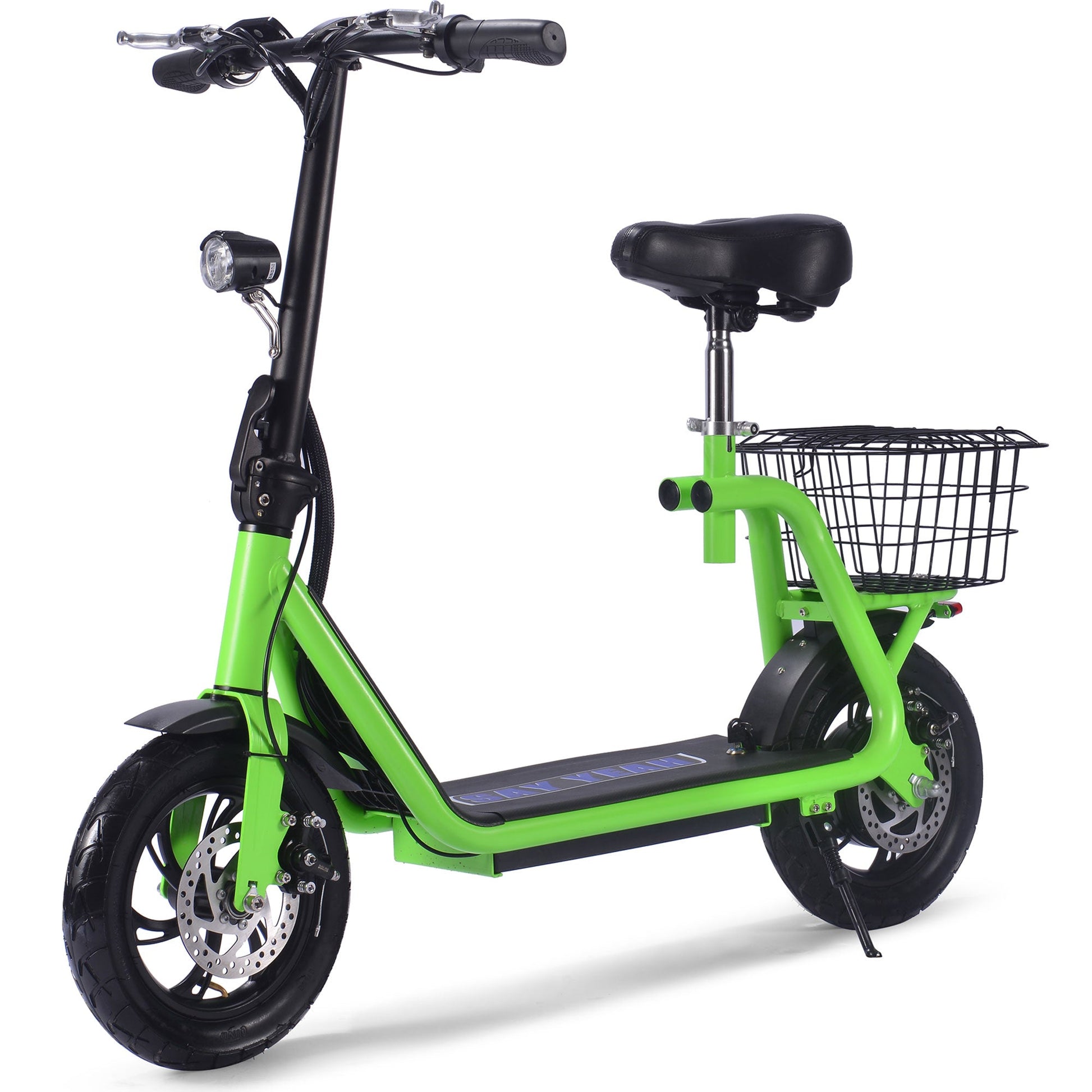 MotoTec | Metro 36v 500w Lithium Electric Scooter Green