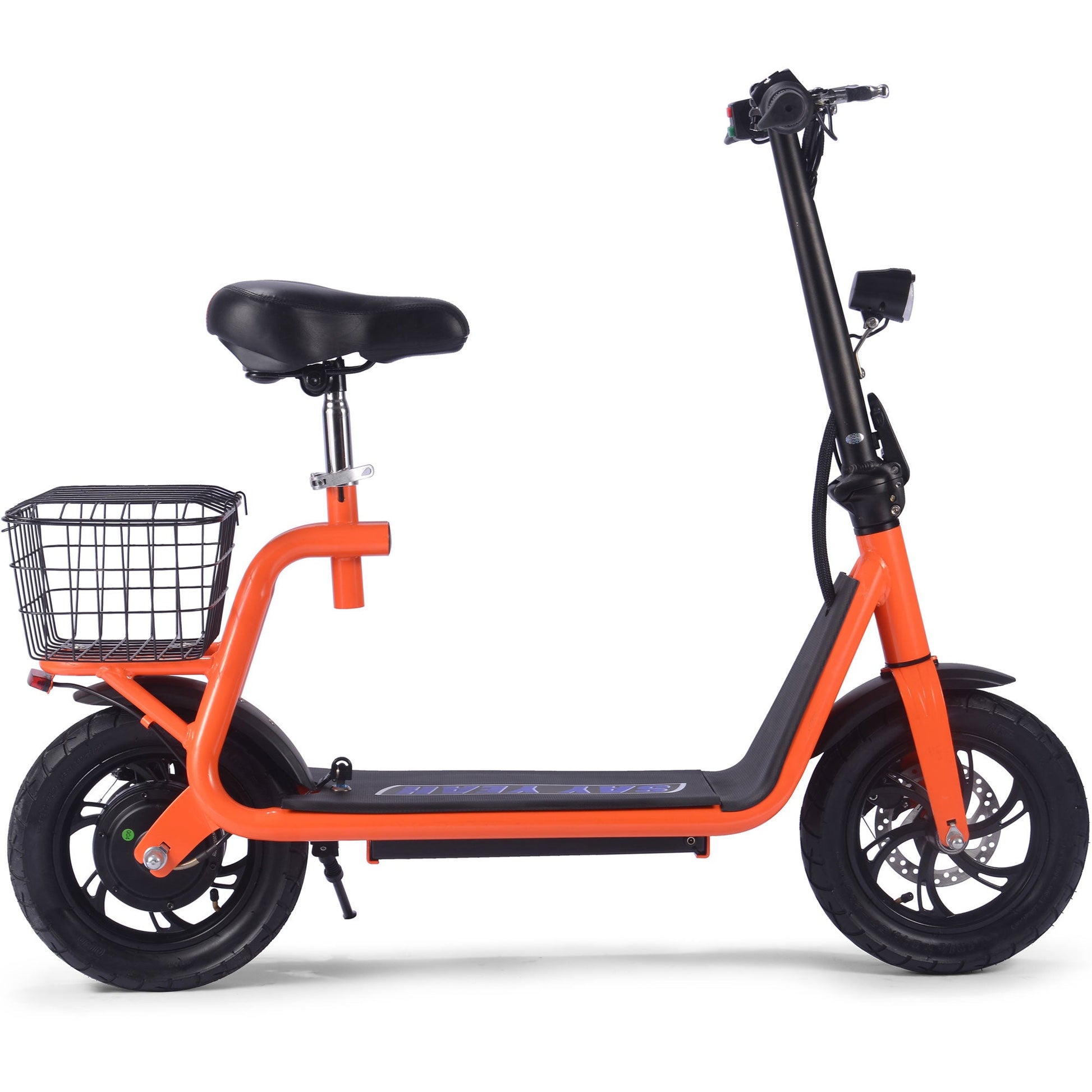 MotoTec | Metro 36v 500w Lithium Electric Scooter Orange